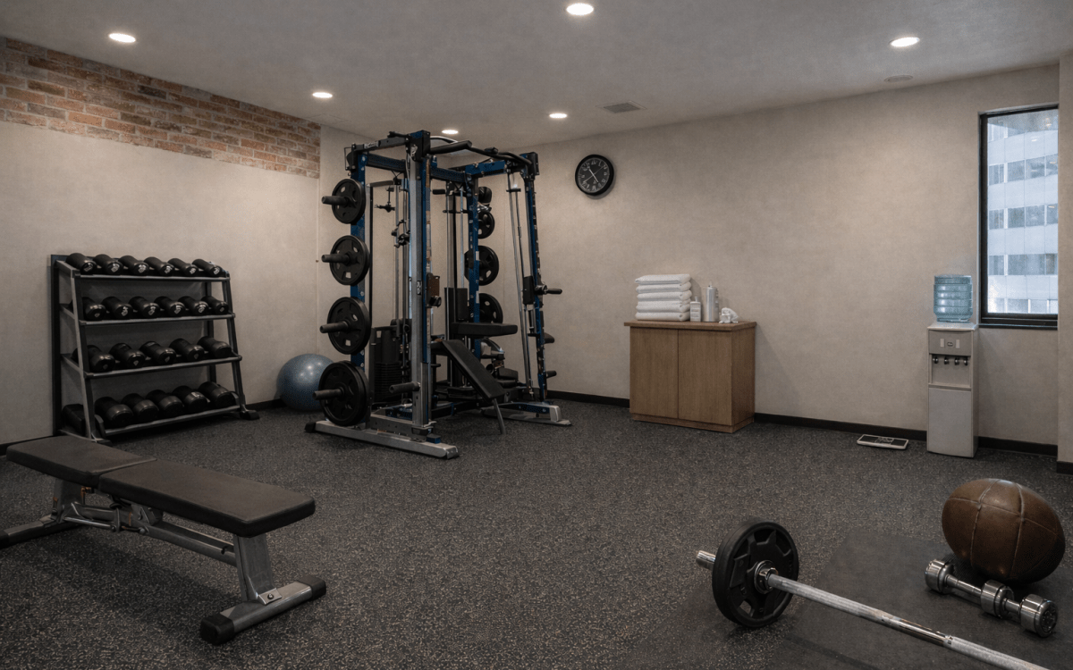 パーソナルジムのトレーニングマシン設備