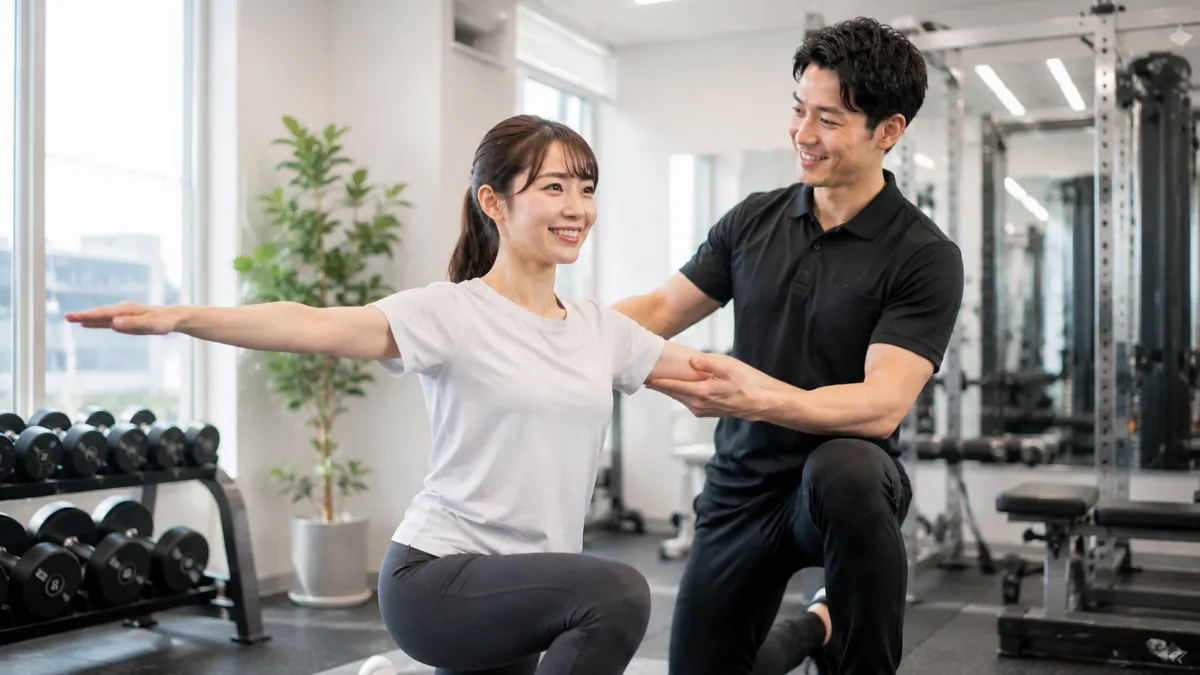 AppleGYM横浜の初心者向けトレーニングイメージ