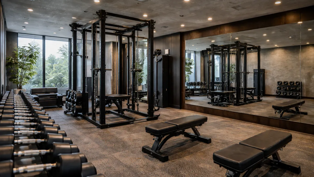 パーソナルジムのトレーニングスペースのイメージ
